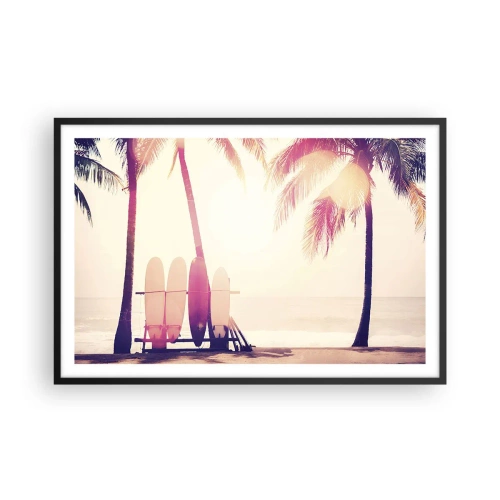 Poster in black frame - It Will Be a Wonderful Day - 91x61 cm