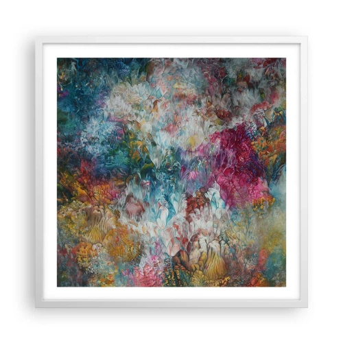 Poster in white frmae - In Full Bloom - 60x60 cm