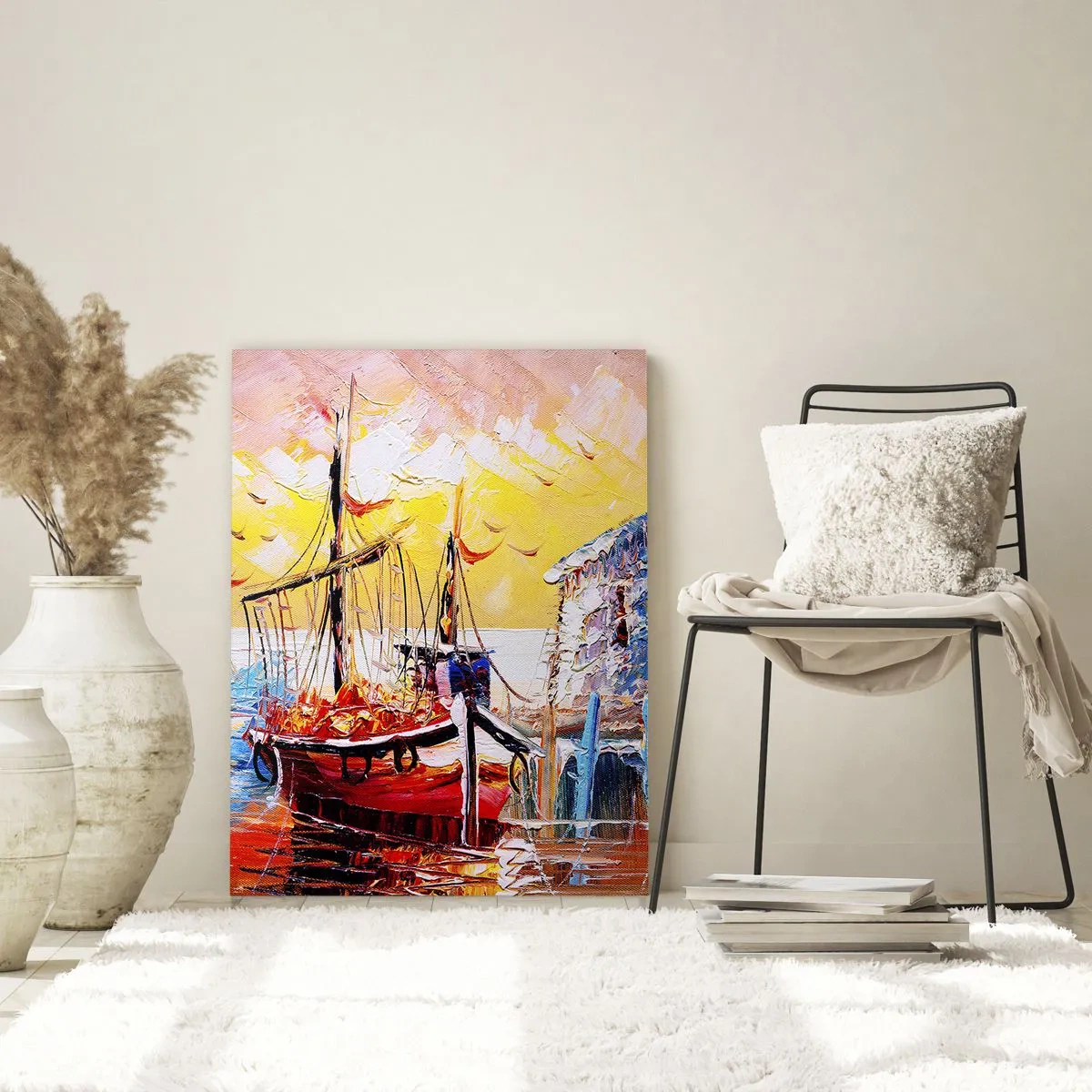 Glass picture - Happy Comeback - 70x100 cm