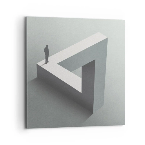 Canvas picture - And Yet It Is Possible - 60x60 cm