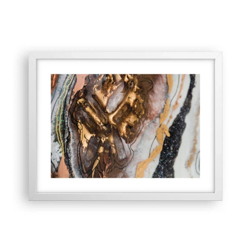 Poster in white frmae - Element of the Earth - 40x30 cm