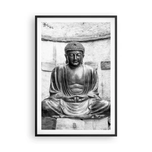 Poster in black frame - At the Source of Peace - 61x91 cm