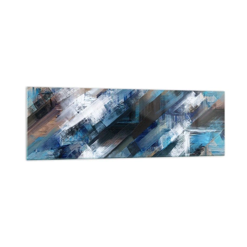 Glass picture - On the Blue Slant - 160x50 cm