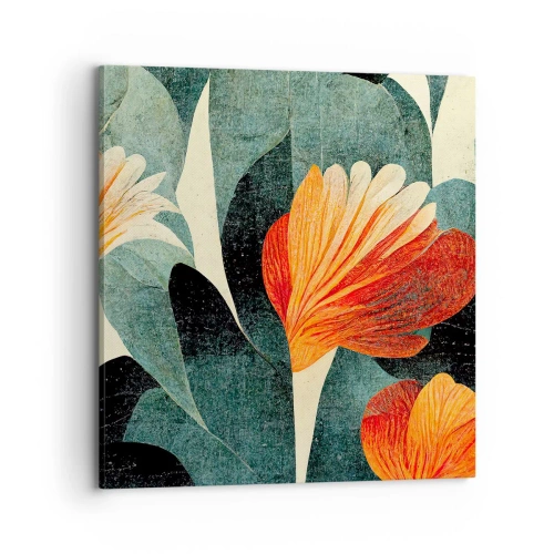 Canvas picture - Heat of the Tropics, Coolness of the Ground - 70x70 cm