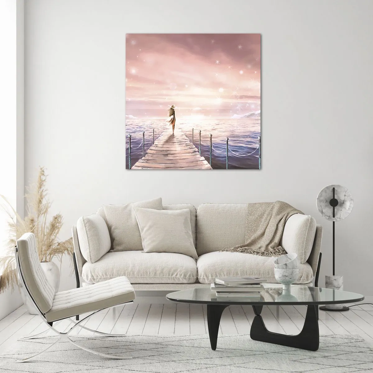 Glass picture - In a Dream World - 50x50 cm