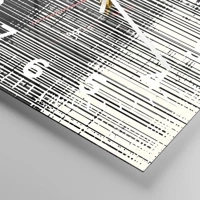 Clock face with numbers