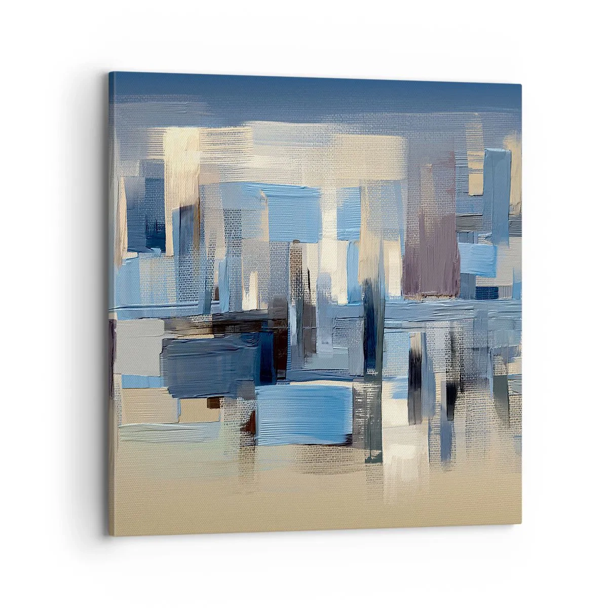 Canvas picture - Blue Construction - 70x70 cm