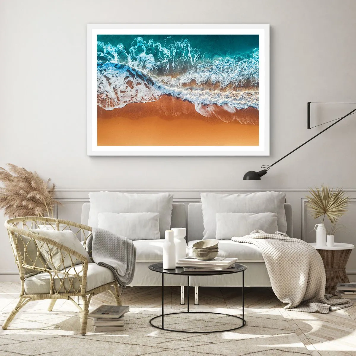 Poster in white frmae - Always in a Couple - 50x40 cm