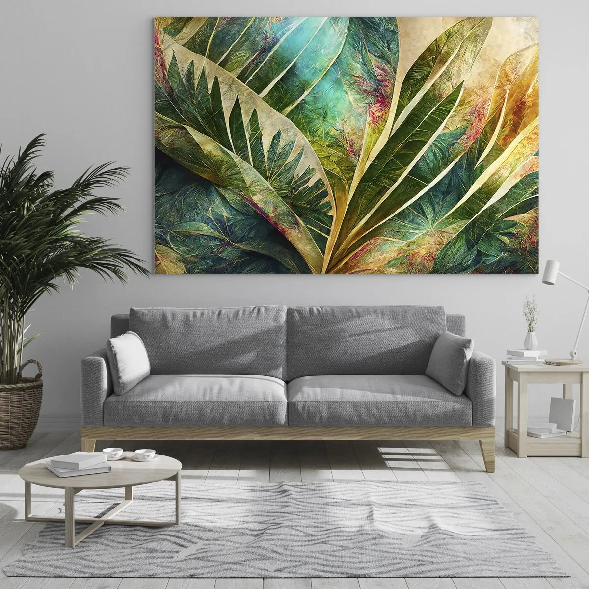 Glass picture - Colours of the Tropics - 120x80 cm