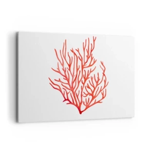 Canvas picture - Coral Filigree - 120x80 cm