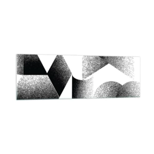 Glass picture - Angles and Ovals - 160x50 cm