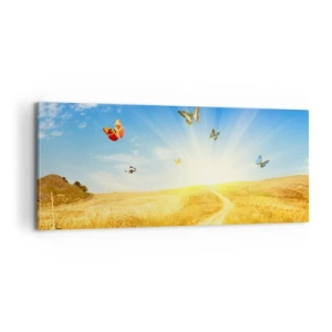 Canvas picture - How Can You Not Love the Summer? - 100x40 cm