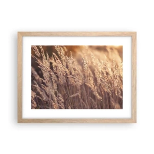 Poster in light oak frame - Ready to Welcome Autumn - 40x30 cm