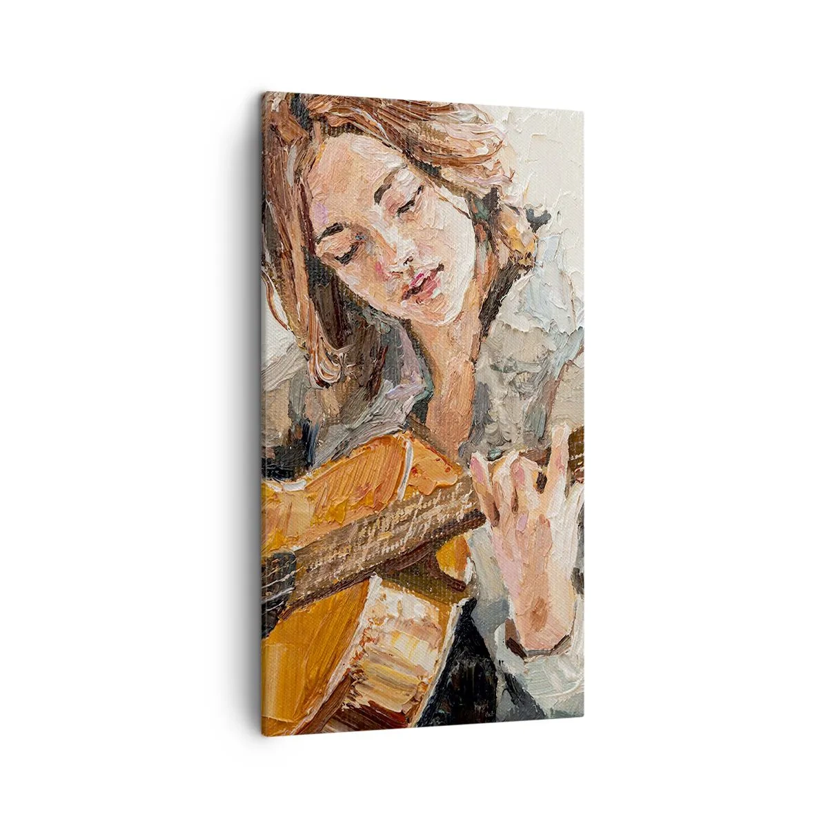 Canvas picture - Concert for Guitar and Girly Heart - 45x80 cm