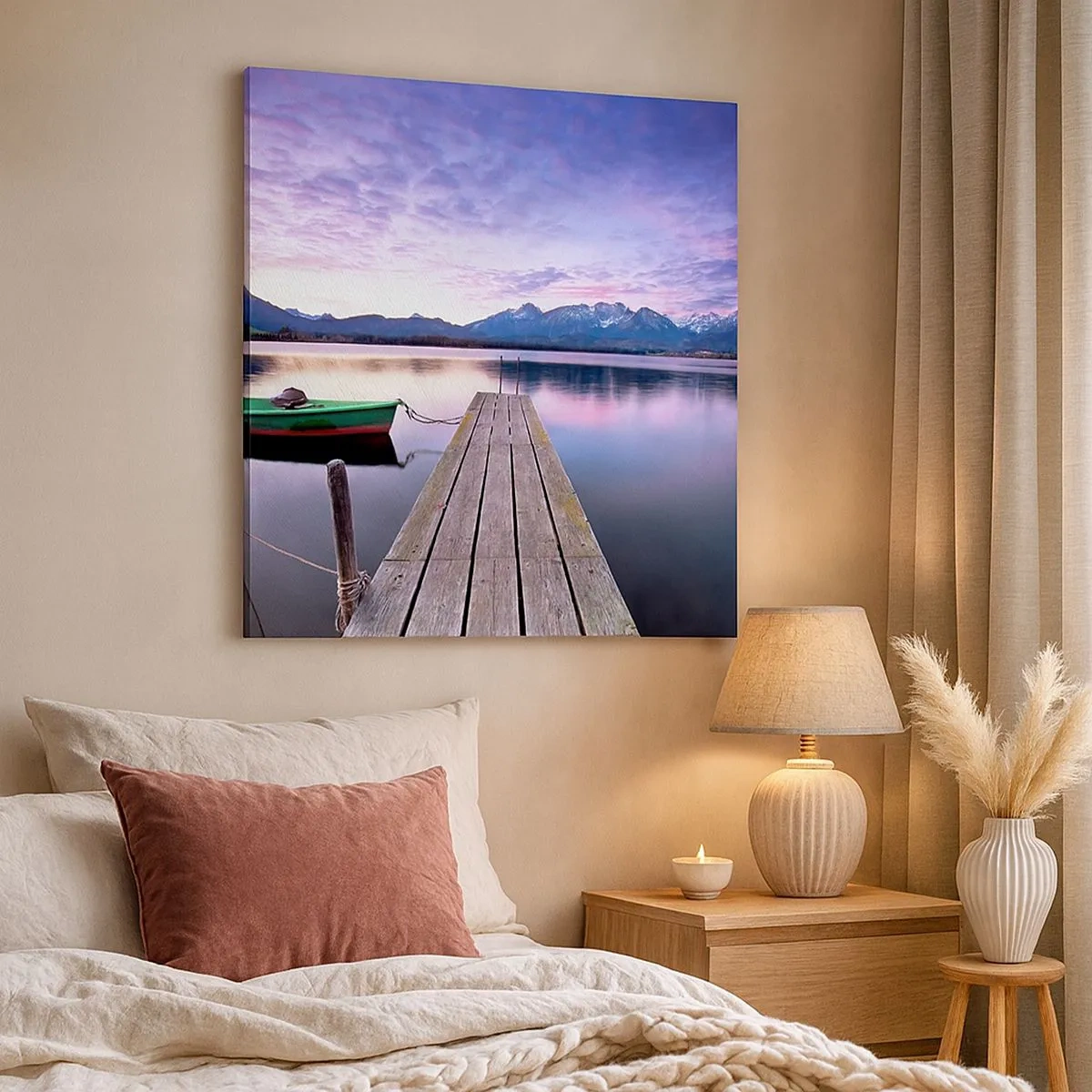 Canvas picture - Friendly Silence - 30x30 cm