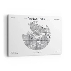 Canvas picture - Anatomy of Vancouver - 100x70 cm