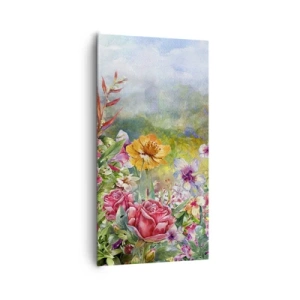 Canvas picture - Garden which Went Crazy - 65x120 cm
