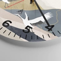 Clock face with numbers