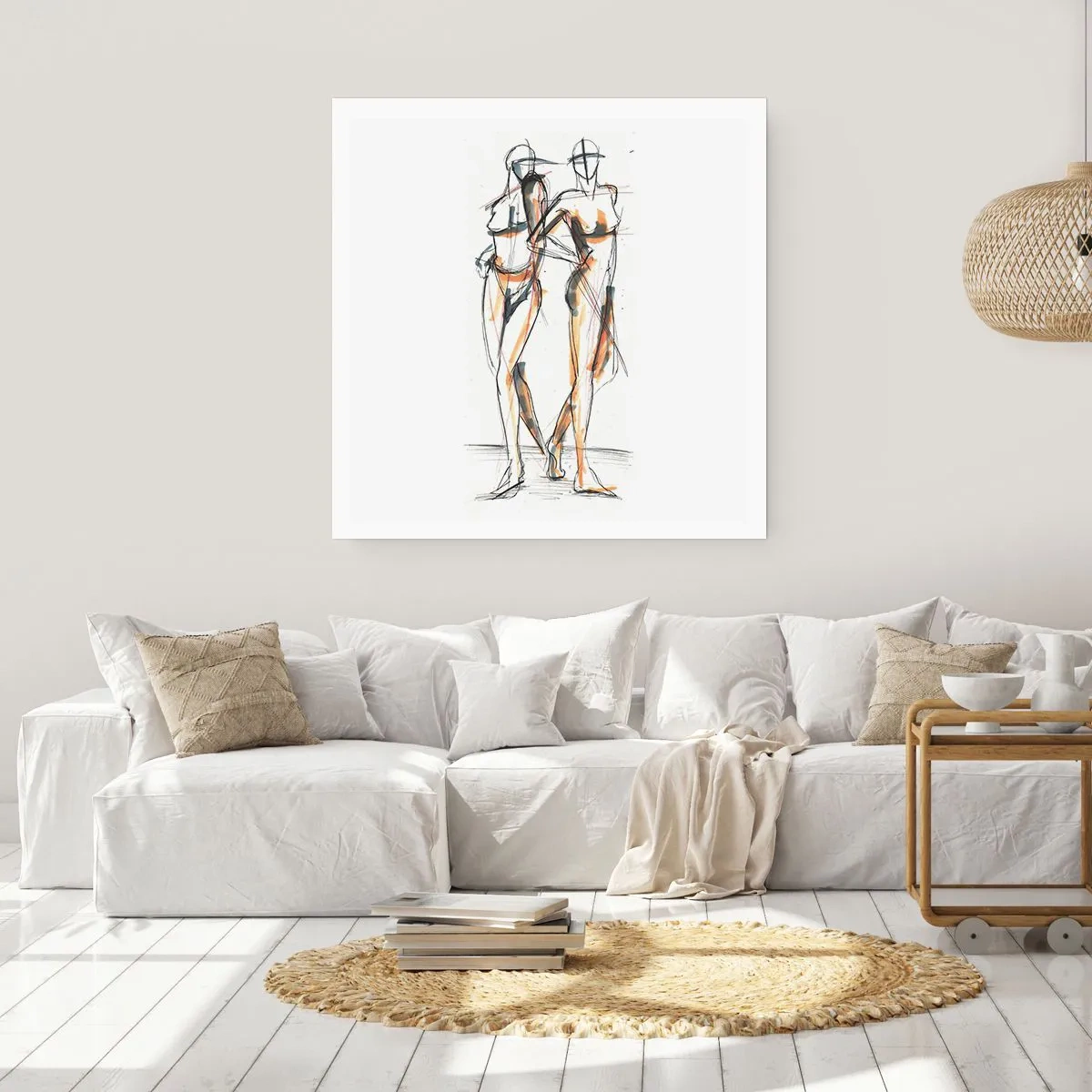 Poster - Study of Grace - 60x60 cm