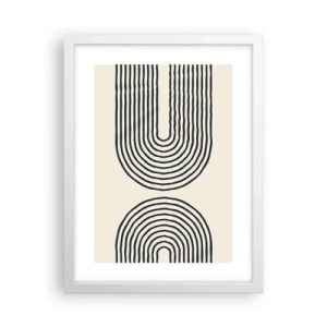 Poster in white frmae - In One Moment… - 30x40 cm