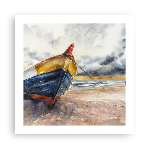 Poster - Rest On the Shore - 50x50 cm