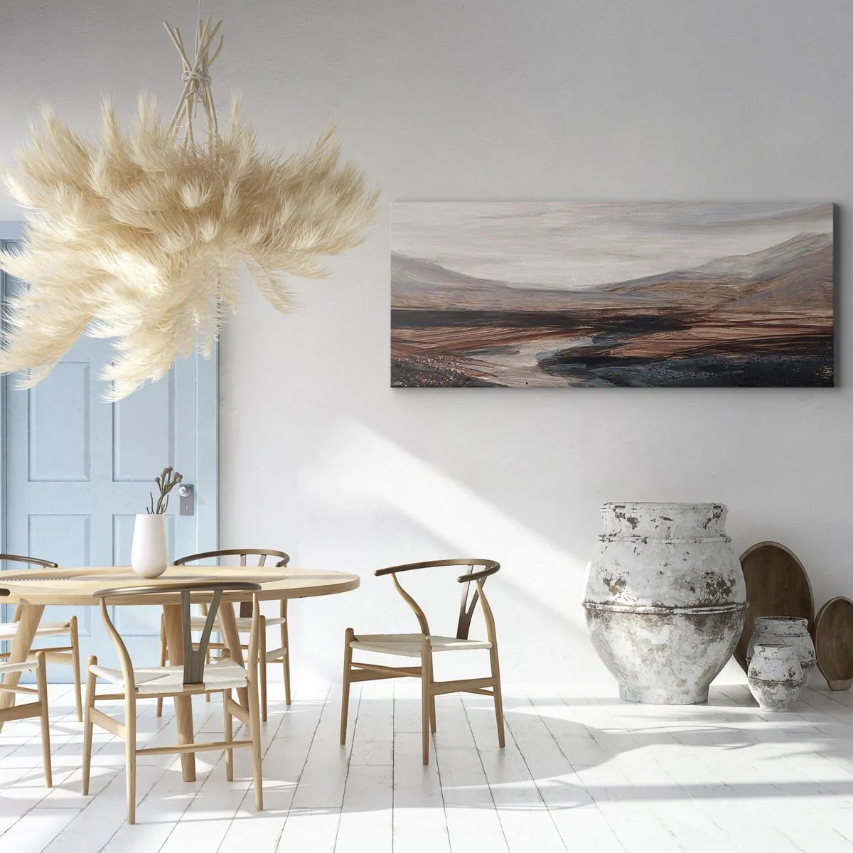 Canvas picture - Quiet Valley - 120x50 cm