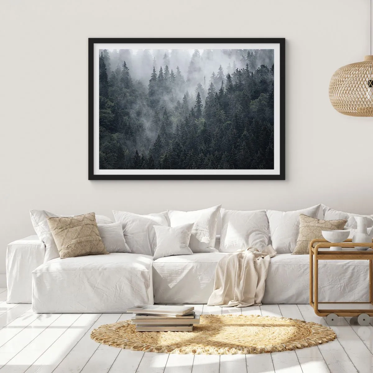 Poster in black frame - Forest World - 91x61 cm