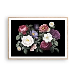 Poster in light oak frame - From an English Garden - 100x70 cm