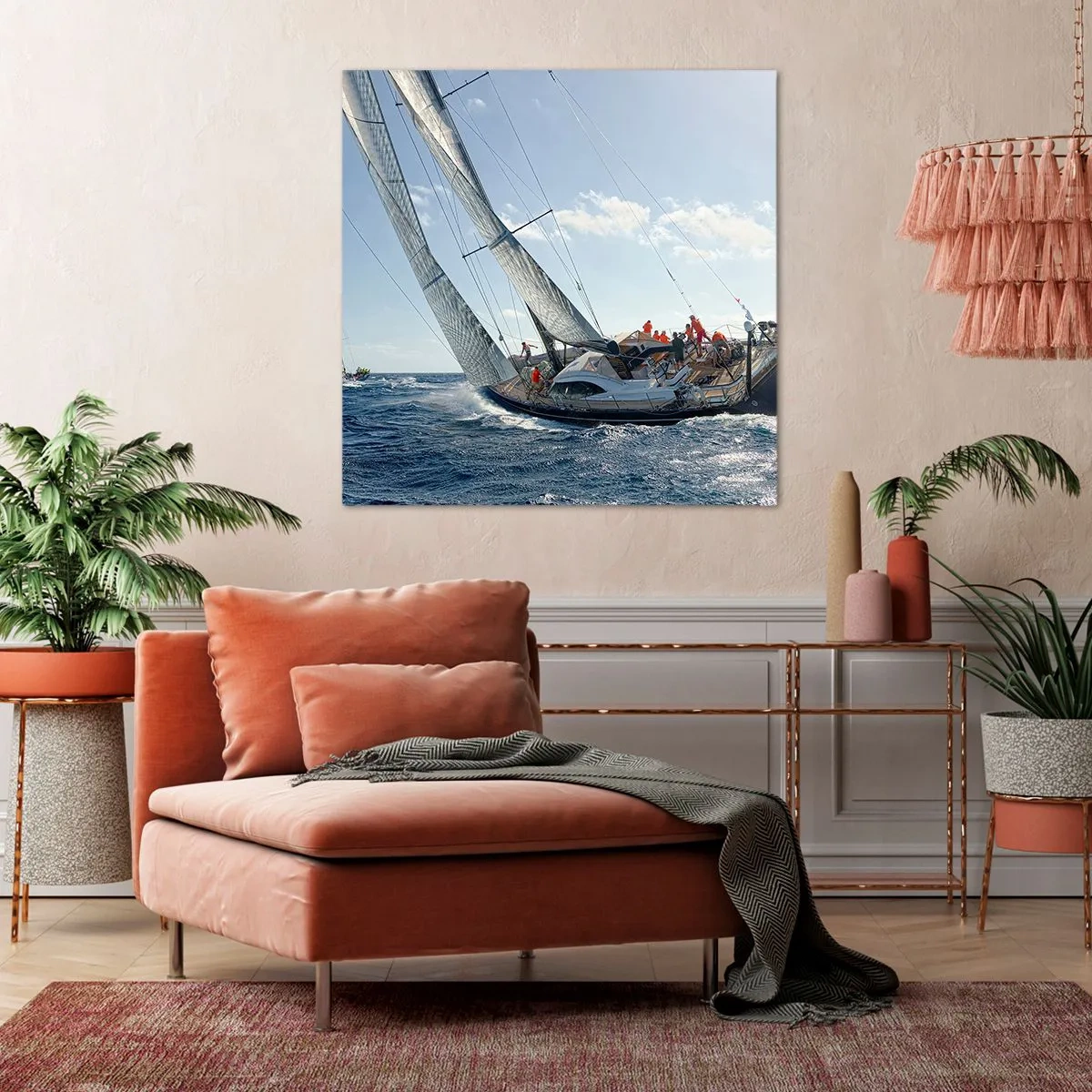 Canvas picture - Let the Better Win - 60x60 cm