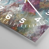 Clock face with numbers