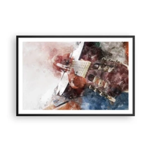 Poster in black frame - And What do You Think? - 91x61 cm