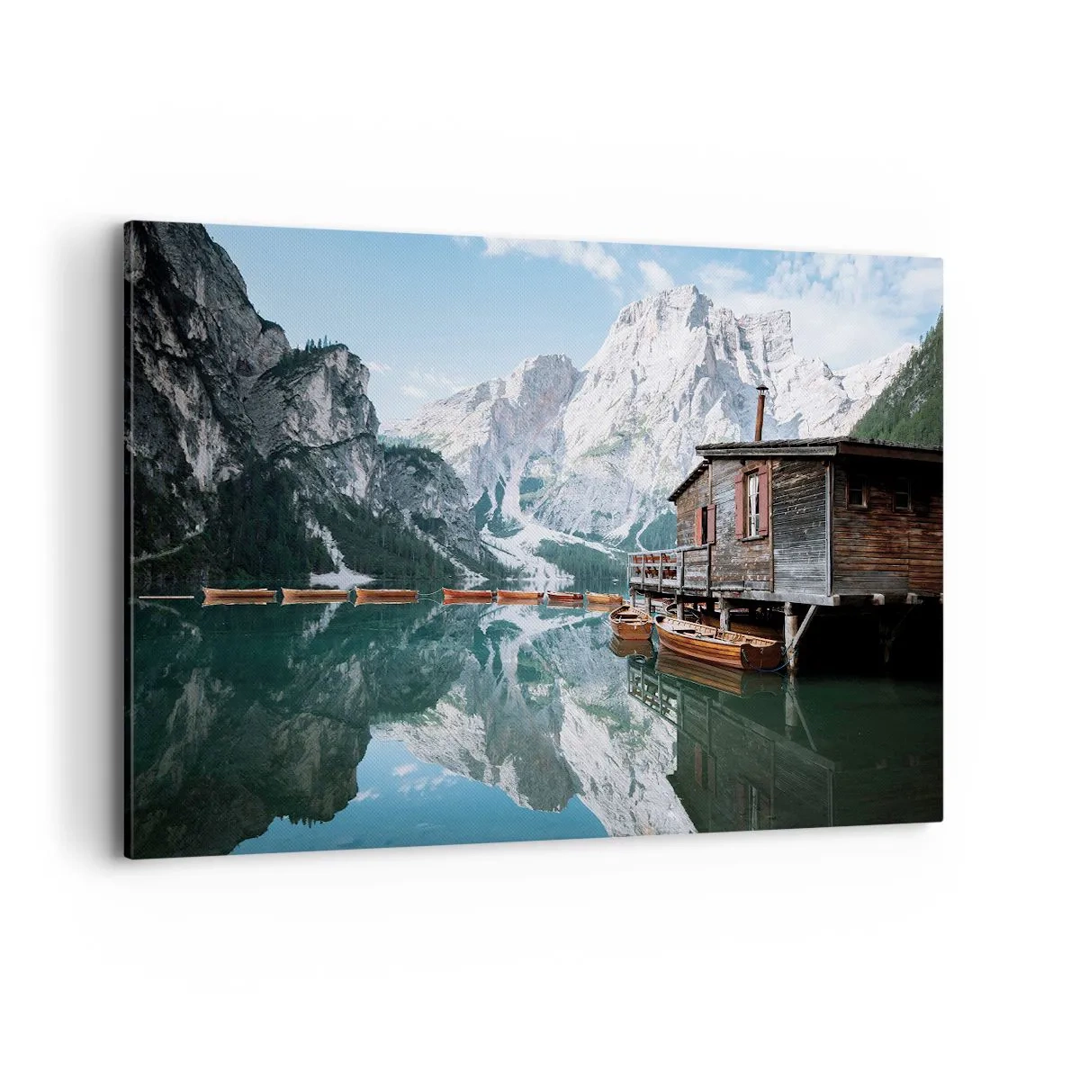 Canvas picture - Crystal, Mountain Morning - 120x80 cm