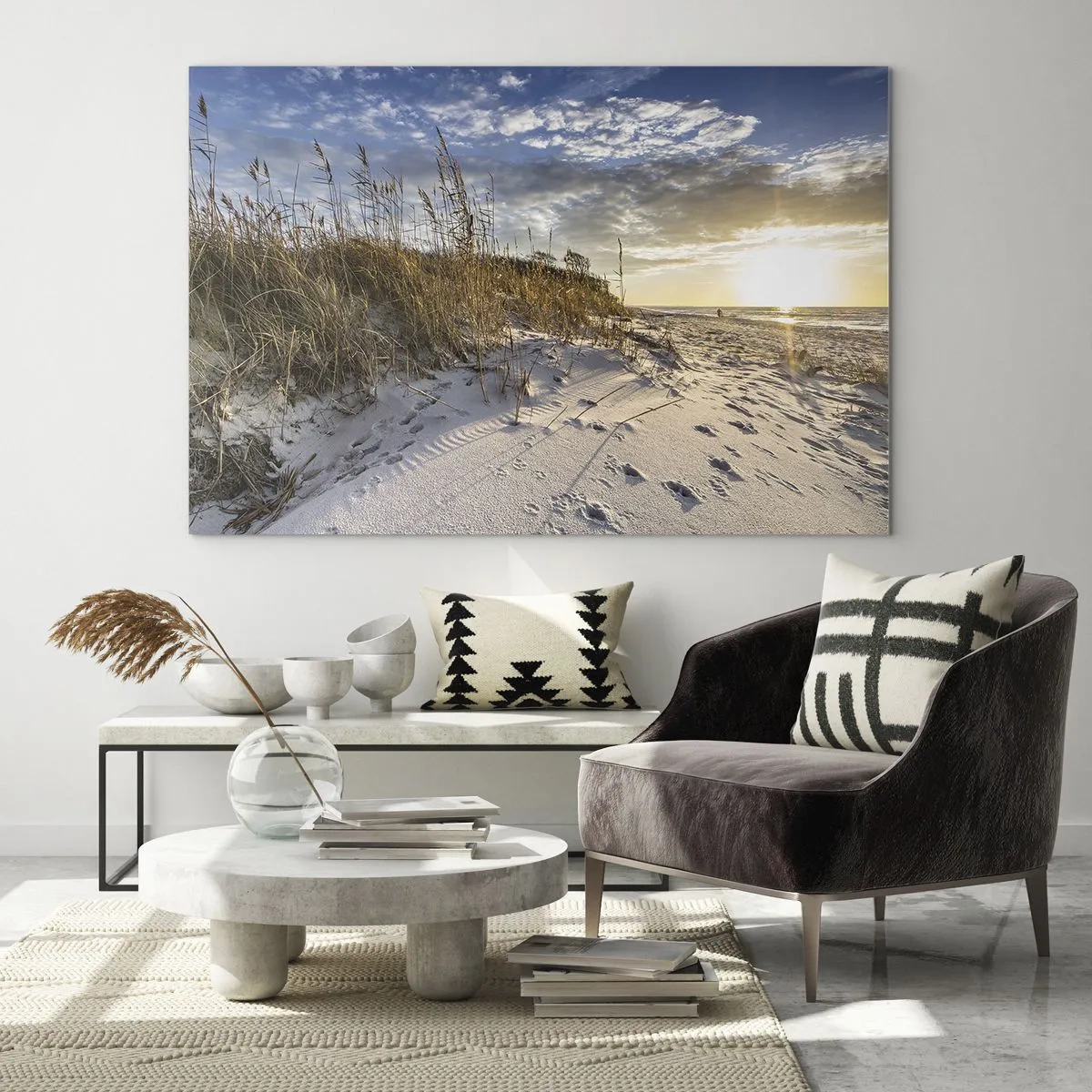 Glass picture - Invitation to a Walk - 120x80 cm