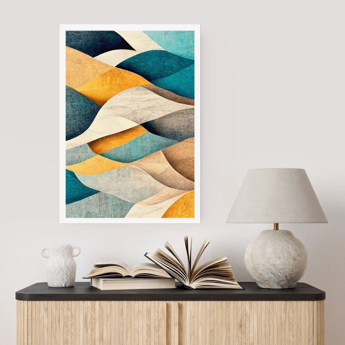 Poster - Rhythm and Undulation - 40x50 cm