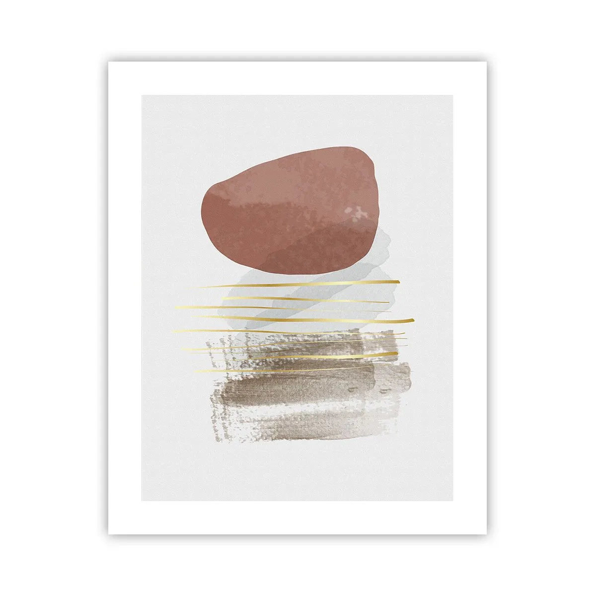 Poster - Abstract Colonnade - 40x50 cm