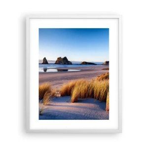 Poster in white frmae - For Peace Seekers - 40x50 cm