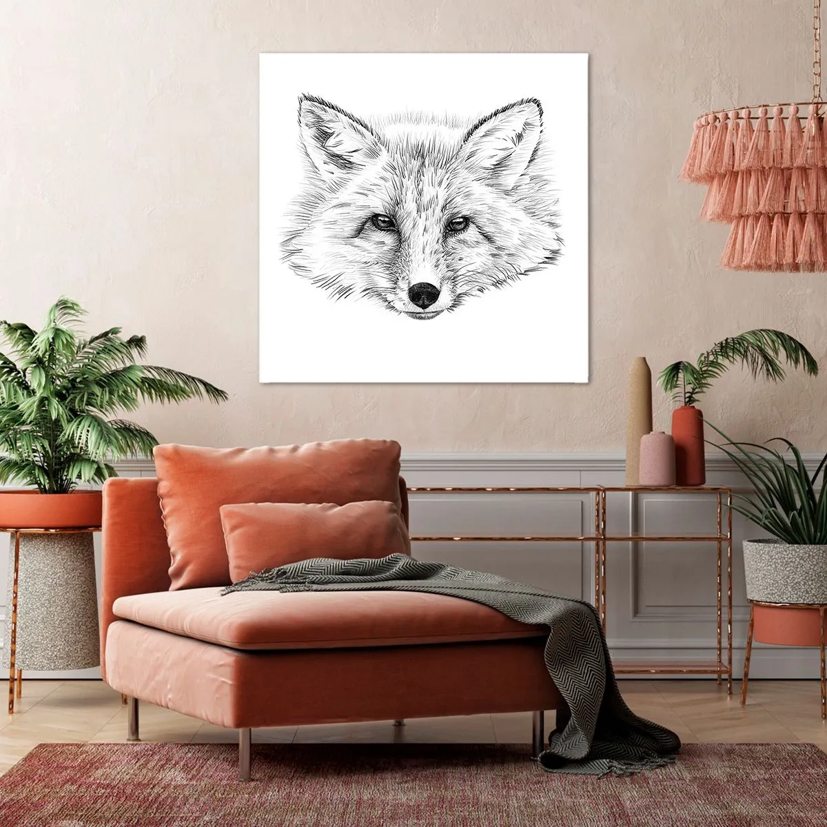 Canvas picture - Foxy Look - 40x40 cm