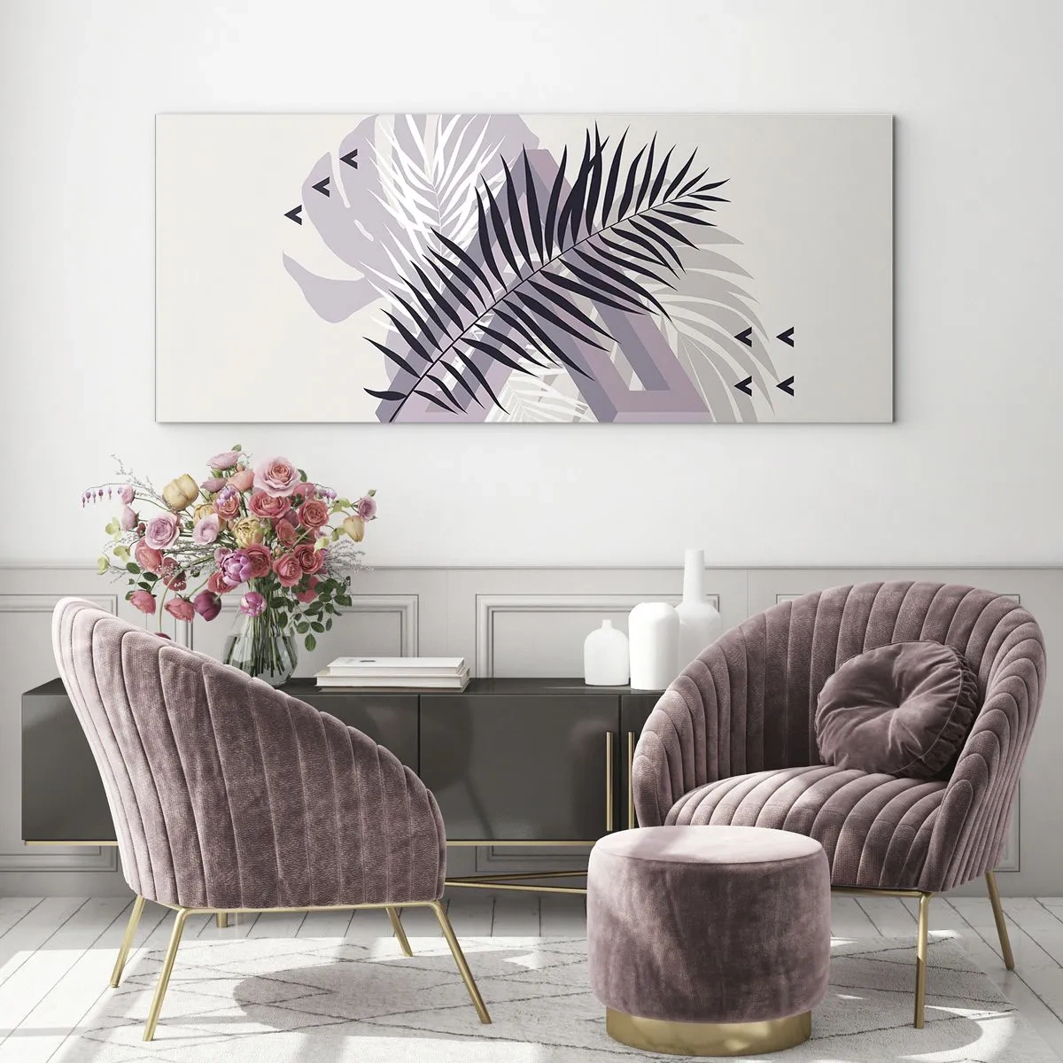 Glass picture - Shadow of a Shadow - 160x50 cm