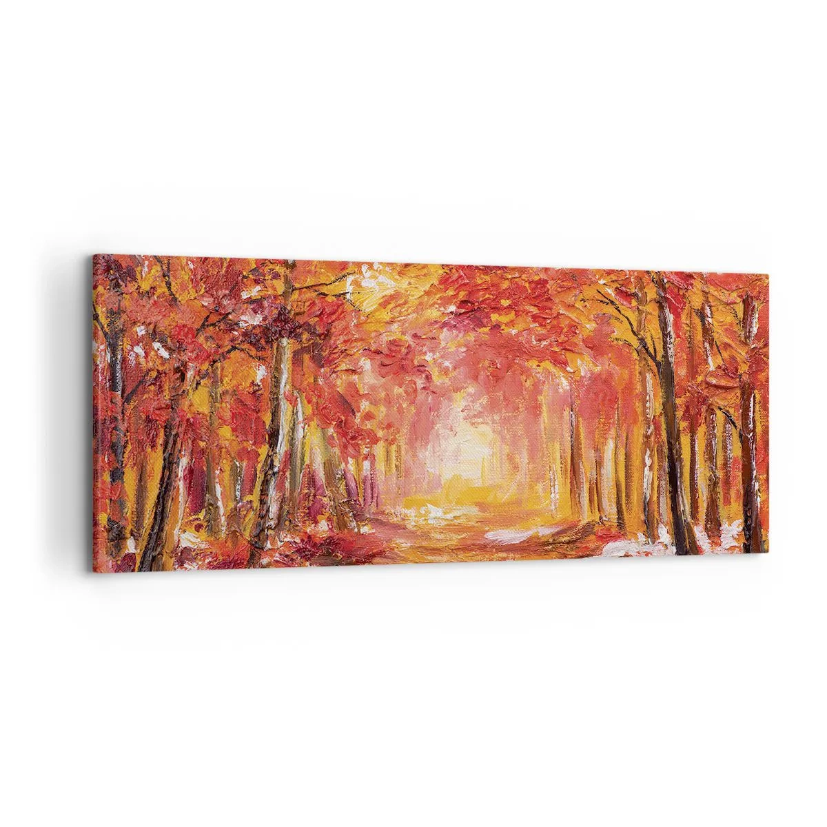 Canvas picture - Copper Forest - 120x50 cm