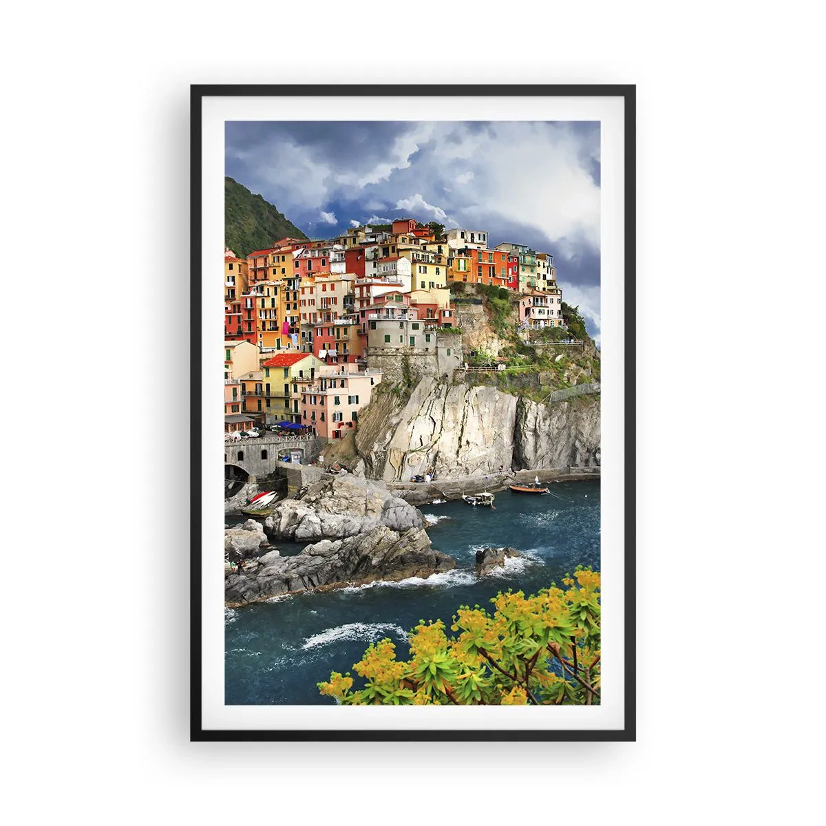 Poster in black frame - Hugging the Rocks - 61x91 cm