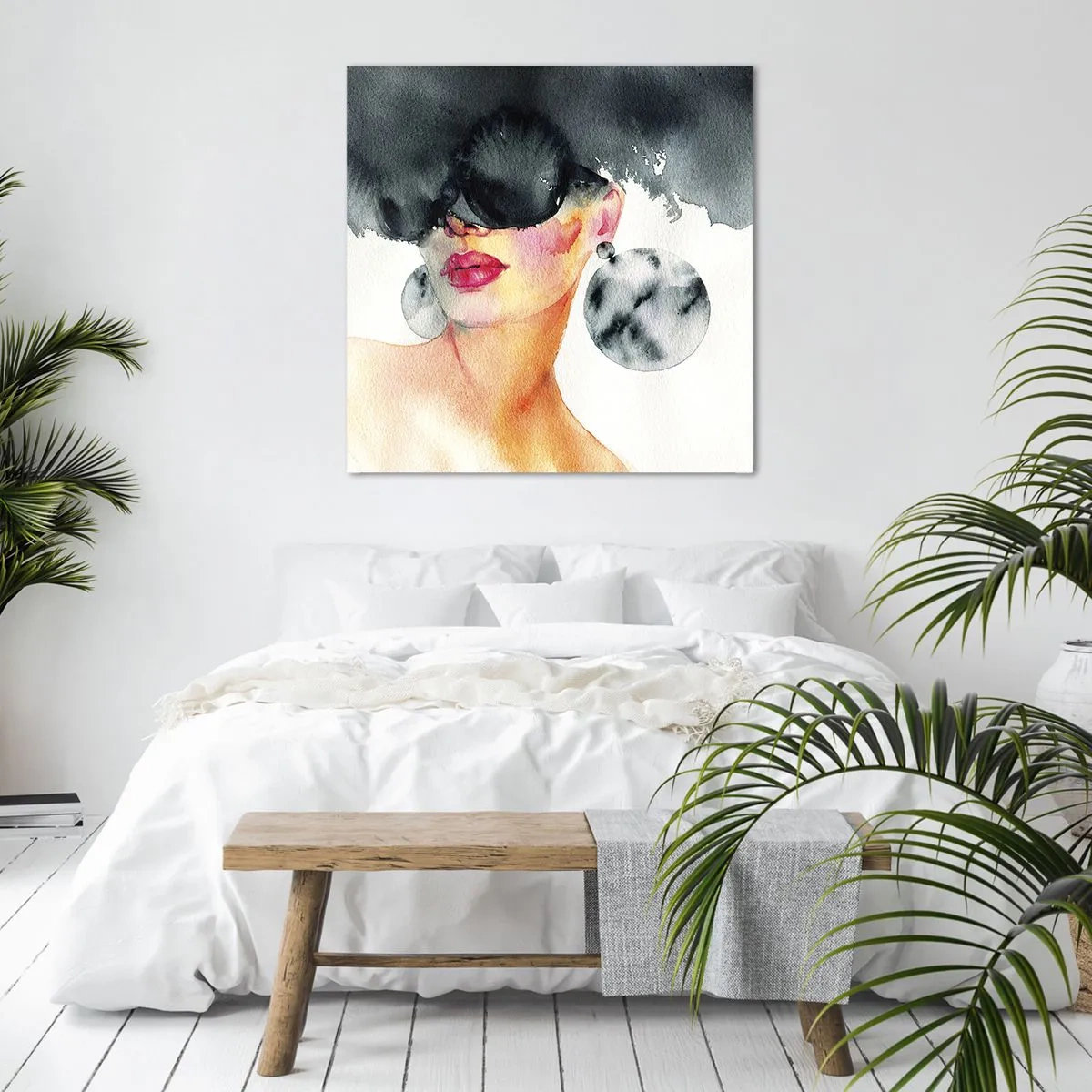 Canvas picture - Secret of Elegance - 40x40 cm