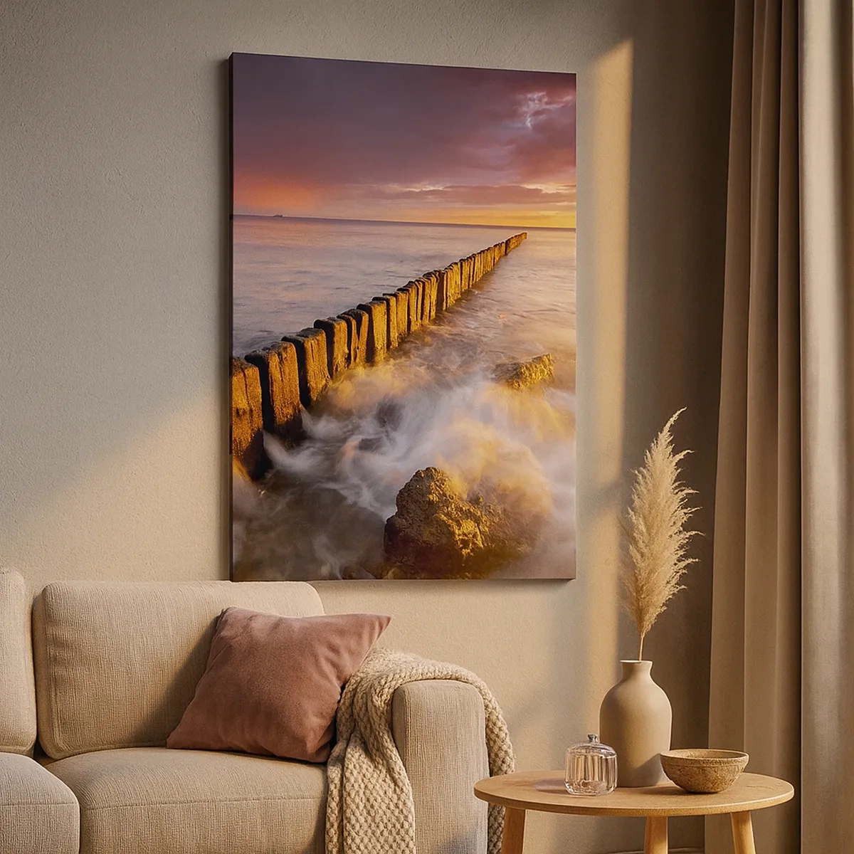 Canvas picture - Gentleness of Waves - 50x70 cm