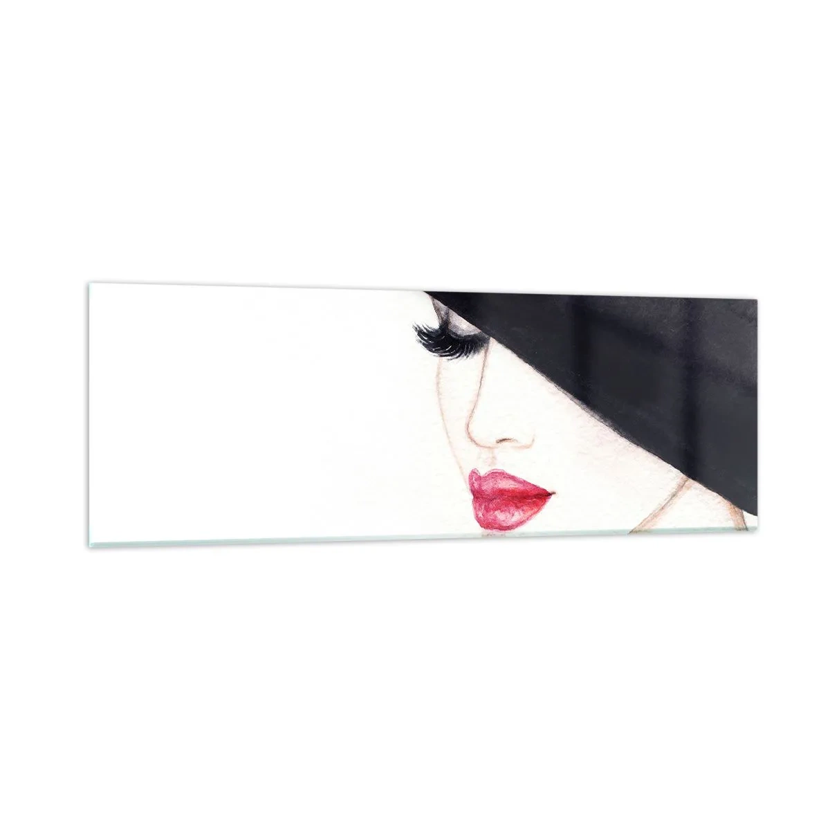 Glass picture - Elegance and Sensuality - 90x30 cm