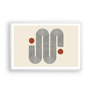 Poster in white frmae - From Beginning till the End - 91x61 cm