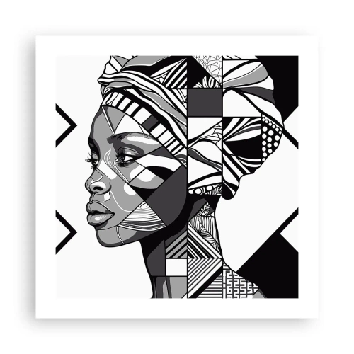 Poster - Ethnic Portrait - 50x50 cm