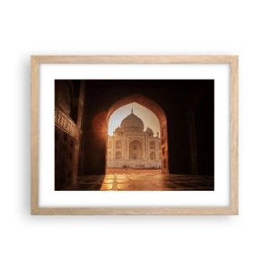 Poster in light oak frame - Monument of Unearthy Love - 40x30 cm