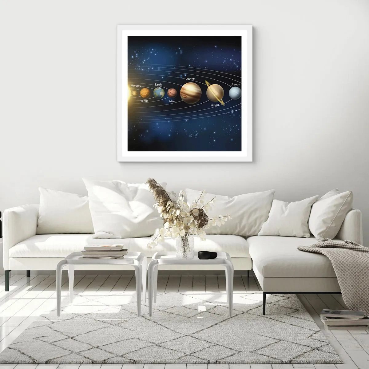 Poster in white frmae - One in Ten - 40x40 cm