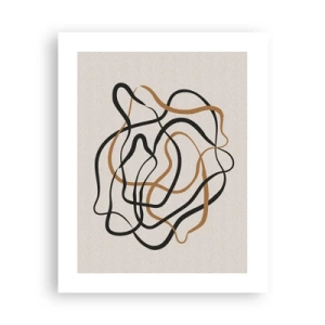 Poster - Everything Is Tangled UP - 40x50 cm