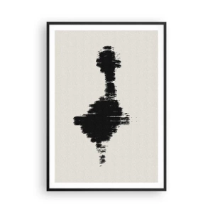 Poster in black frame - Vibrations of Imagination - 70x100 cm