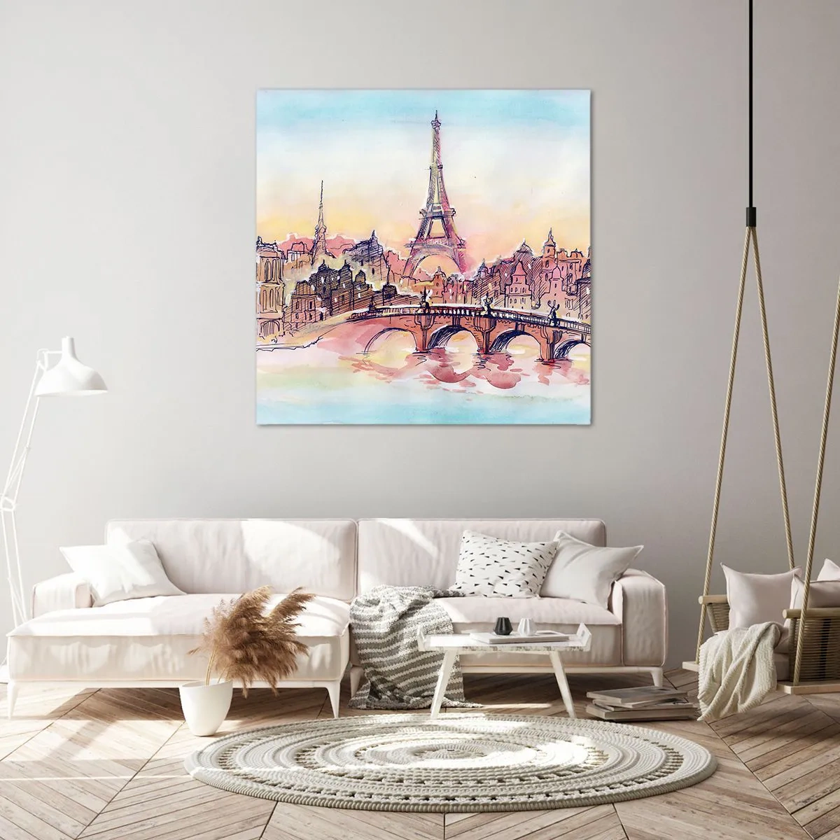 Canvas picture - The Only Such City in the World - 40x40 cm